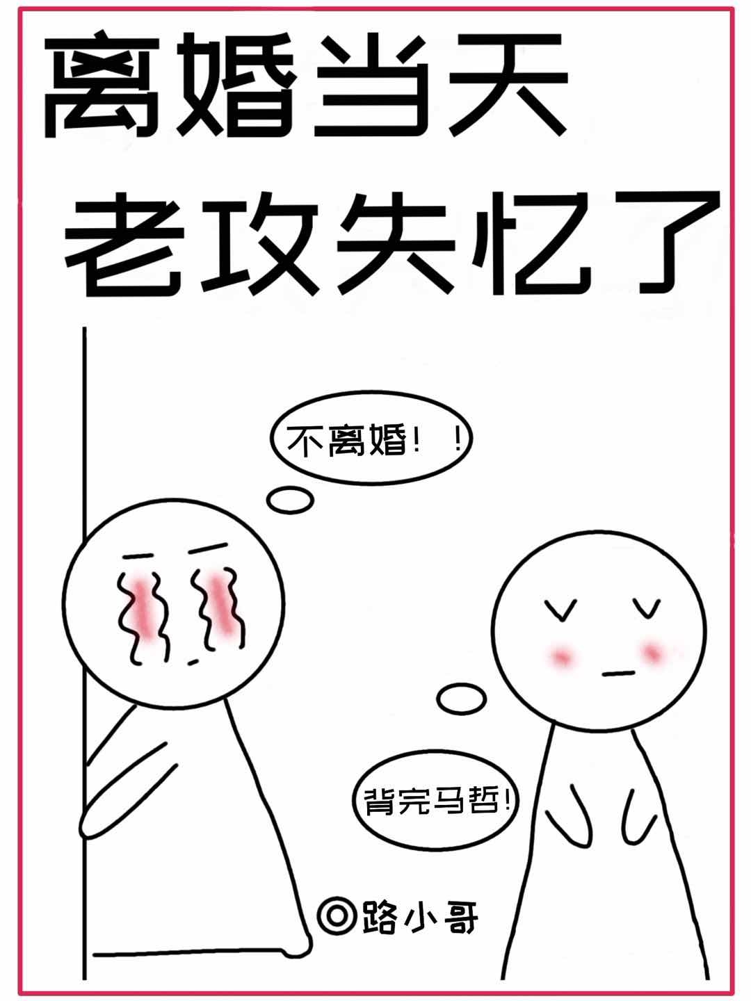 离婚当天老攻失忆了番外
